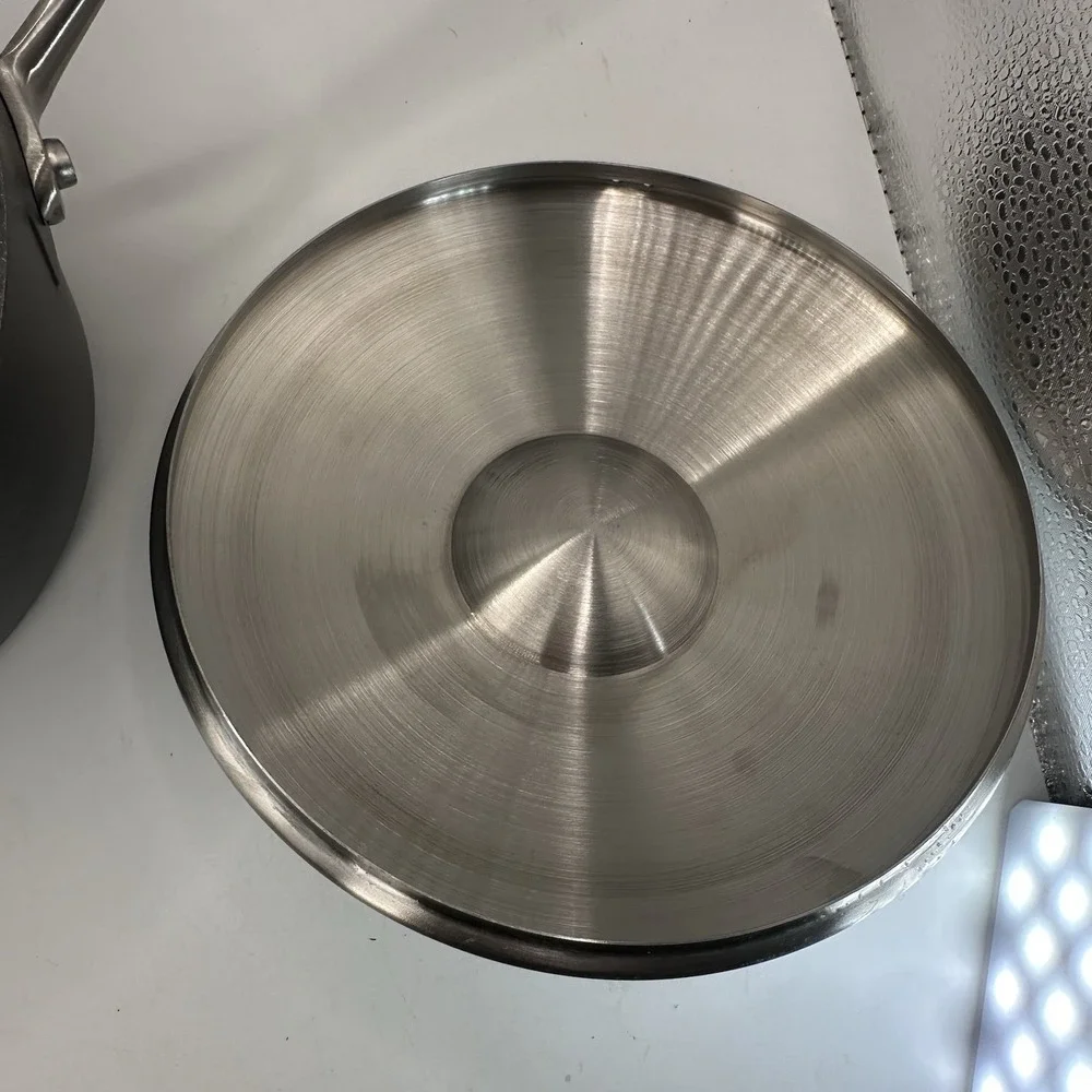 ScanPan Professional Nonstick Saucepan with‎ Lid 2 QT GC Ceramic Titanium Demark